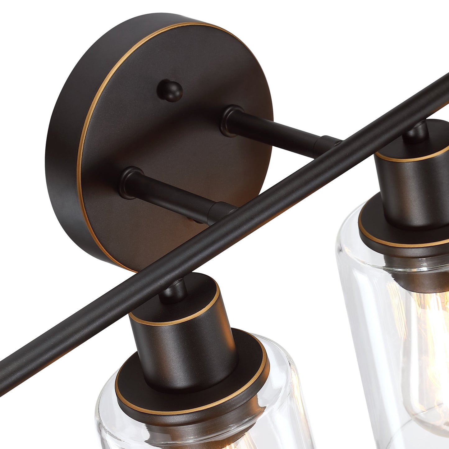 4-Light Vintage Bathroom Vanity Lights