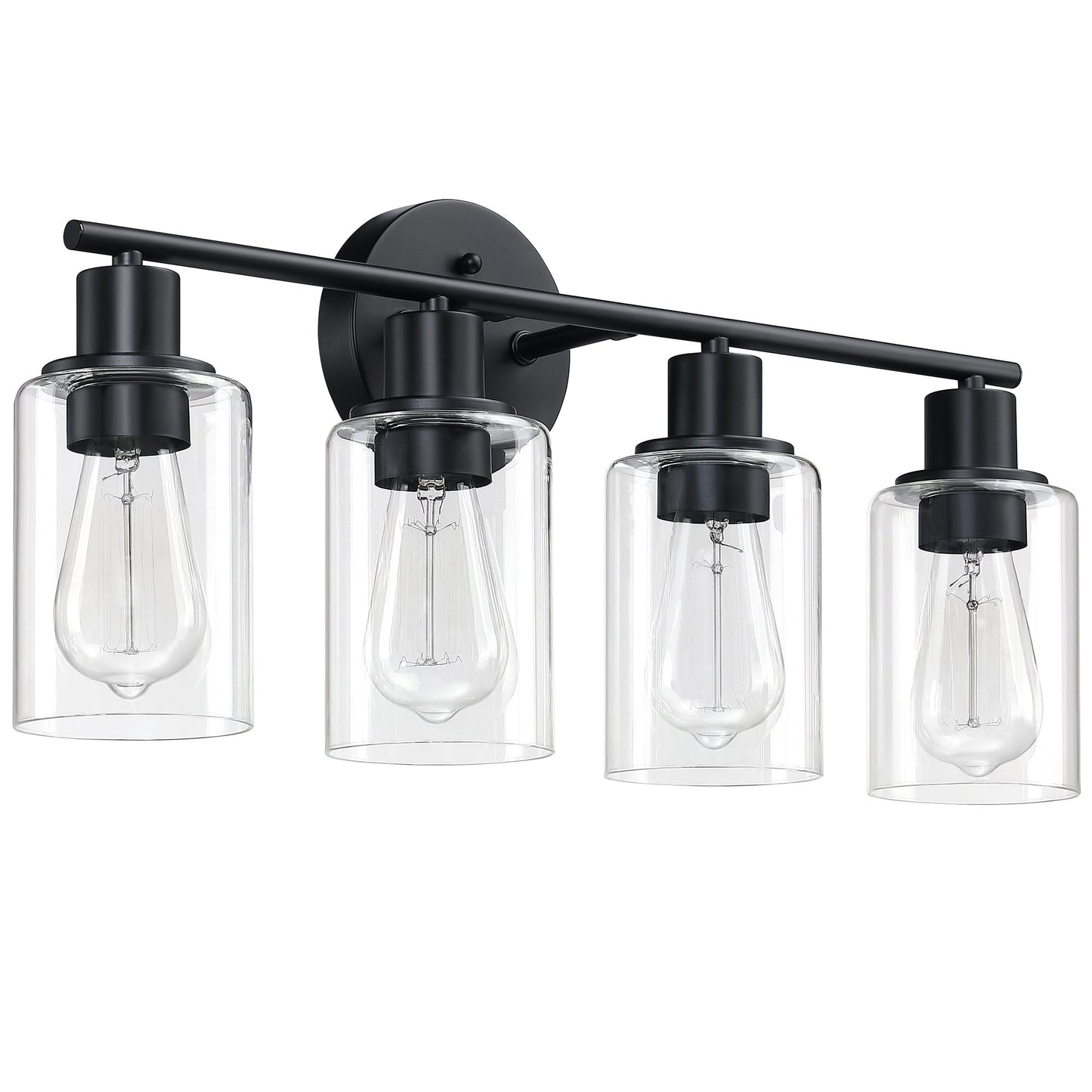 4-Light Vintage Bathroom Vanity Lights