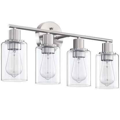 4-Light Vintage Bathroom Vanity Lights