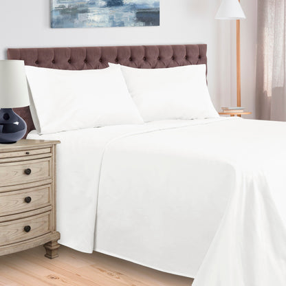 Egyptian Cotton 400 Thread Count Solid Bed Sheet Set by Superior