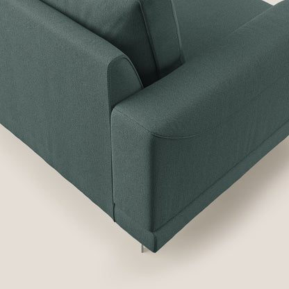 Dorian poltrona moderna in tessuto smacchiabile T05 verde