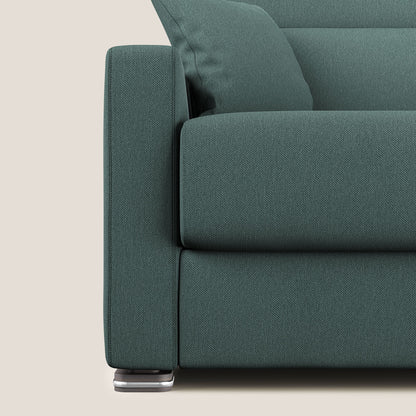 Divano letto matrimoniale Amber in tessuto smacchiabile T05 verde 