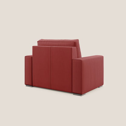 Dream poltrona letto in tessuto smacchiabile T05 rosso