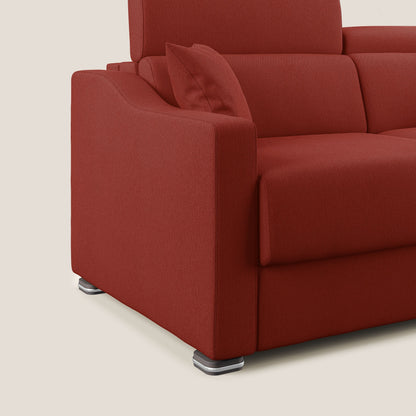 Divano letto matrimoniale Amber in tessuto smacchiabile T05