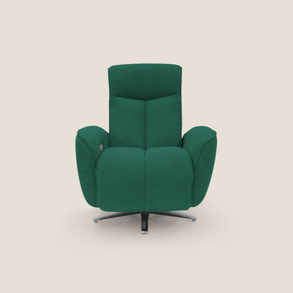 Poltroncina EVA RELAX in morbido tessuto impermeabile T02 verde