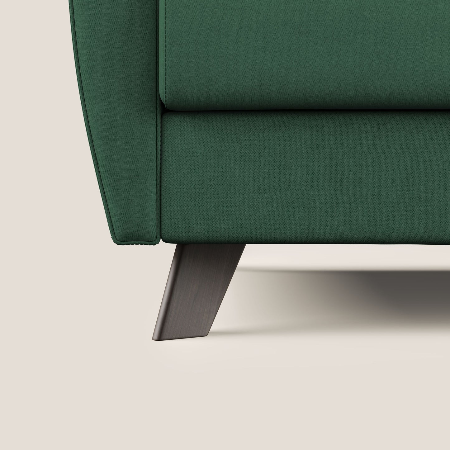 Callisto Divano letto matrimoniale 188 cm (mat. 140x197) in tessuto morbido impermeabile T02 verde