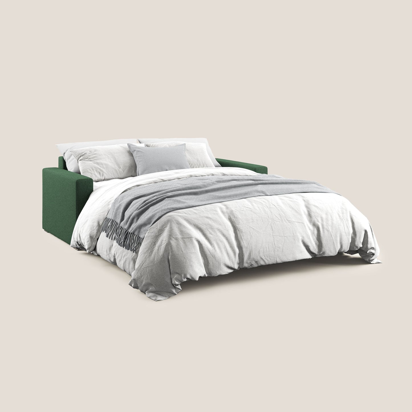Best Divano letto matrimoniale in tessuto smacchiabile QuickClean T08 verde