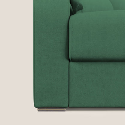 Best Divano letto angolare in tessuto impermeabile T02 verde