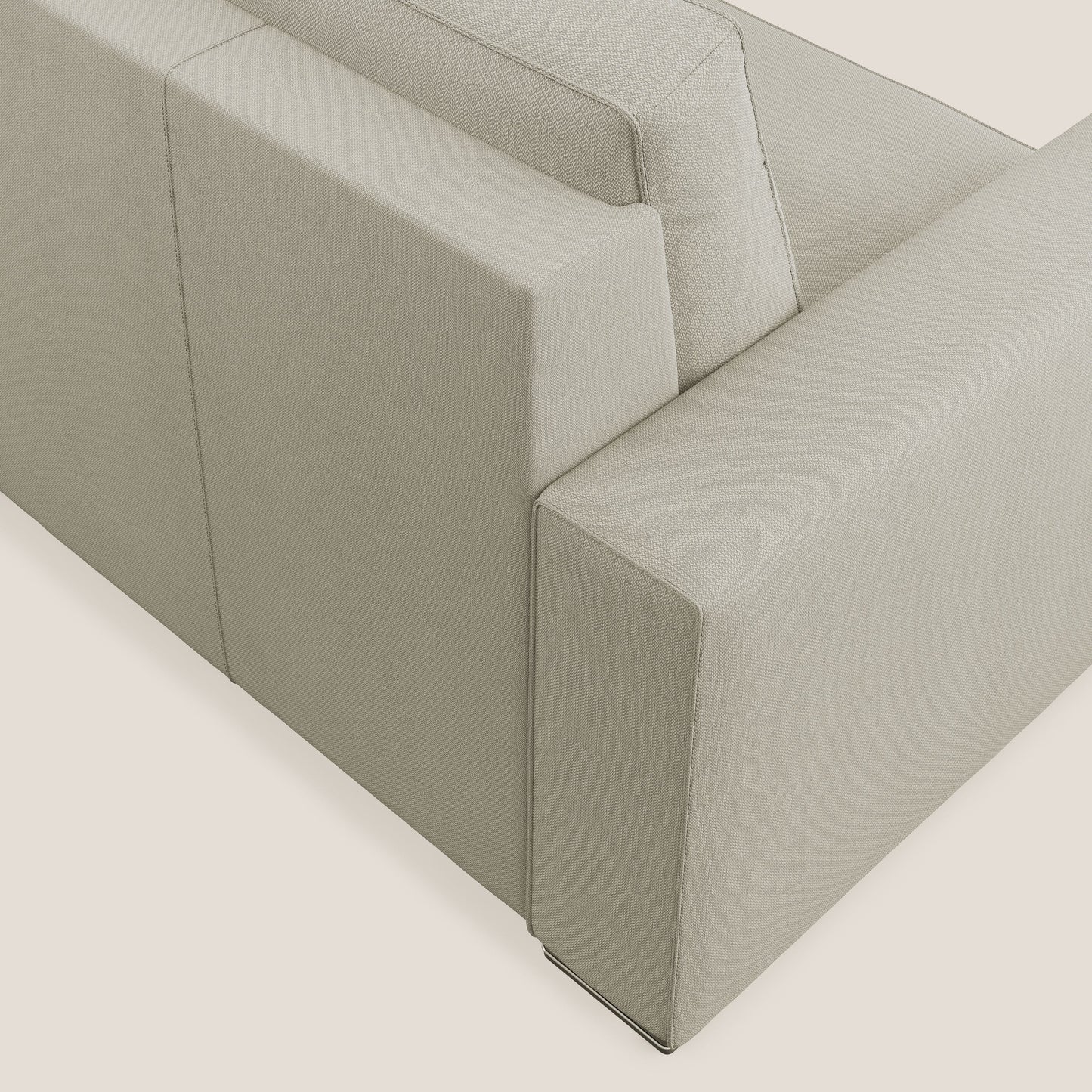 Dream poltrona letto in tessuto smacchiabile T05 panna