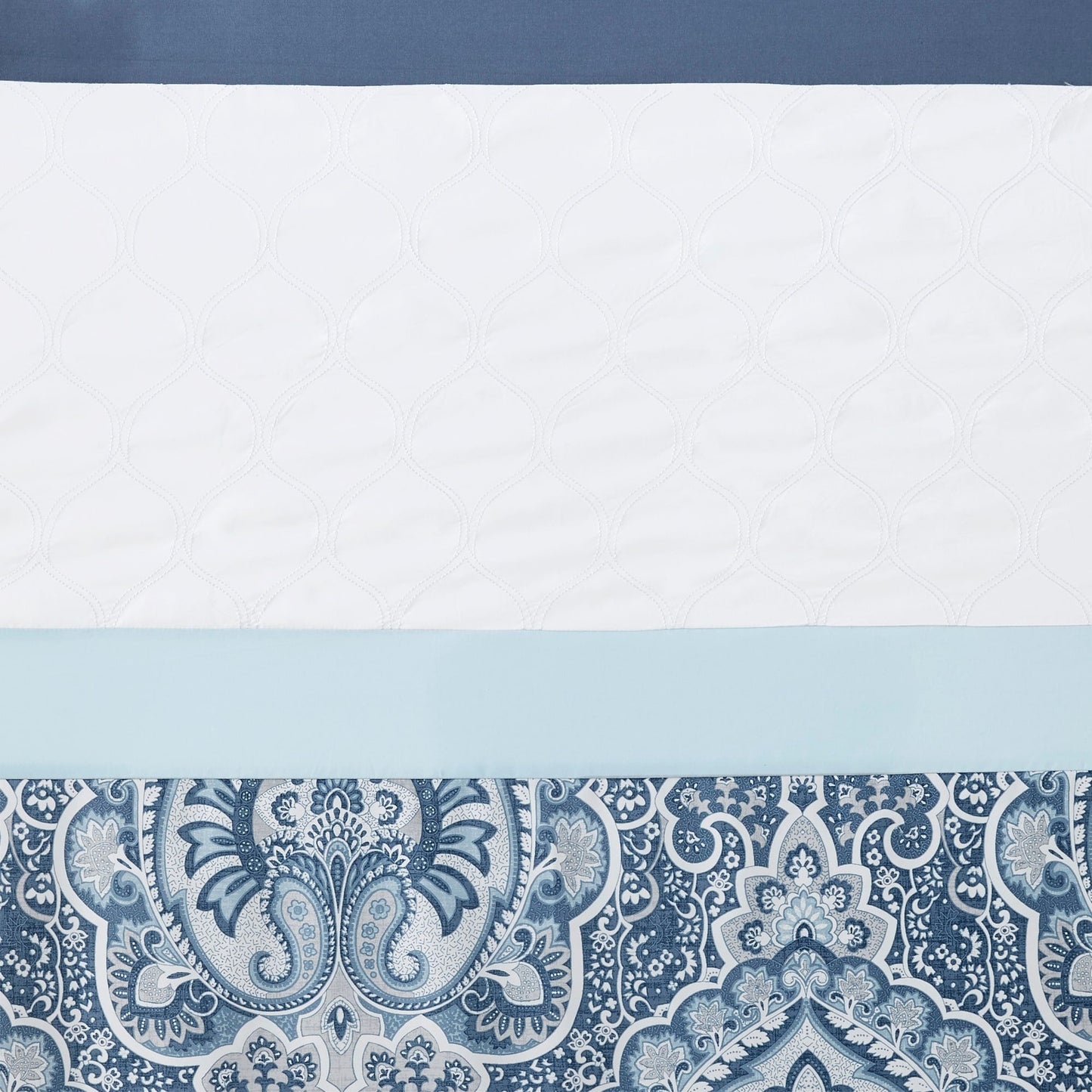 510 Design Josefina Printed and Embroidered Shower Curtain