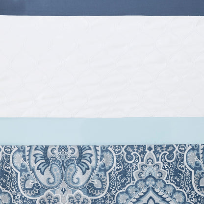 510 Design Josefina Printed and Embroidered Shower Curtain