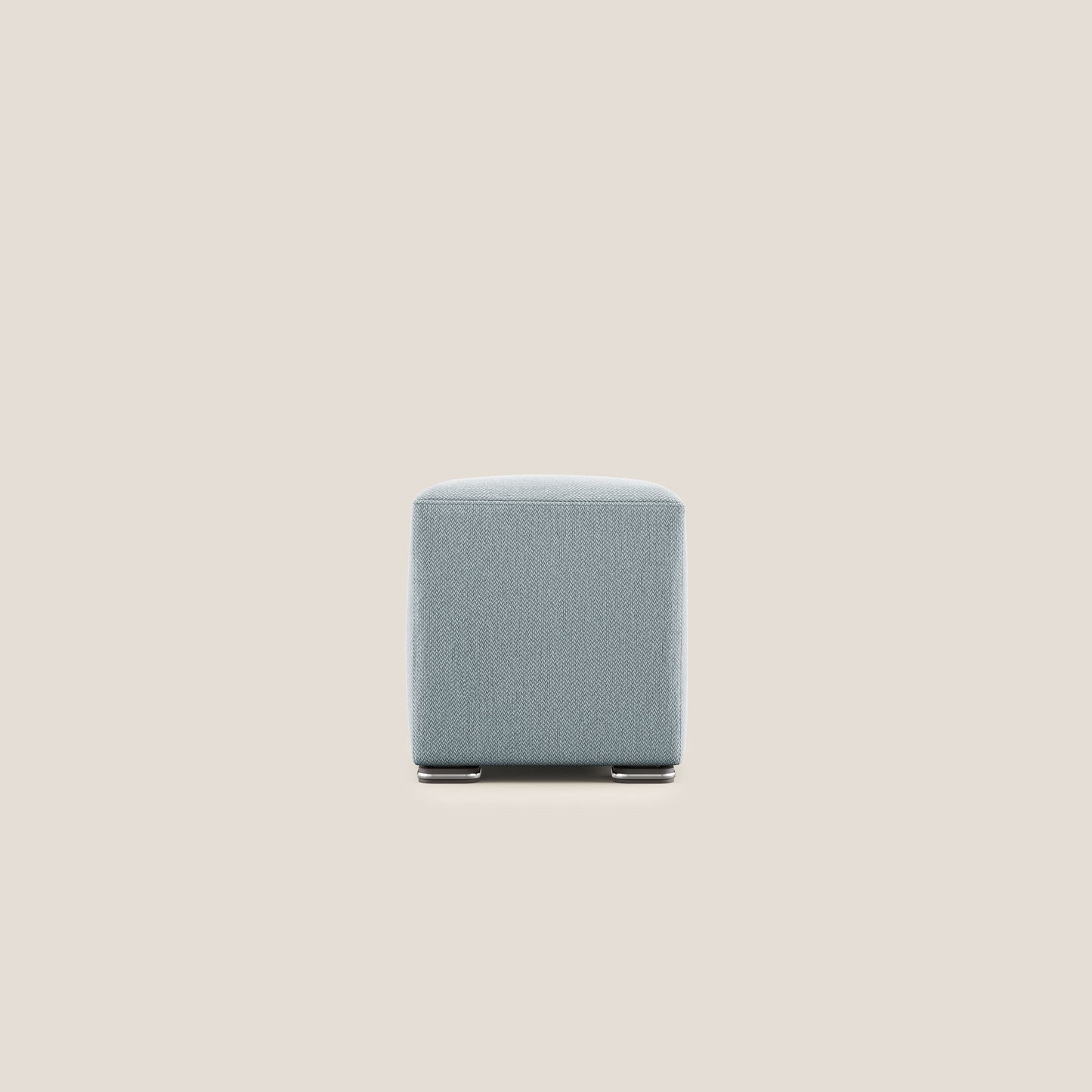 Pouf cubo in tessuto morbido smacchiabile T05 carta da zucchero