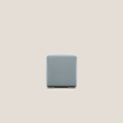 Pouf cubo in tessuto morbido smacchiabile T05 carta da zucchero