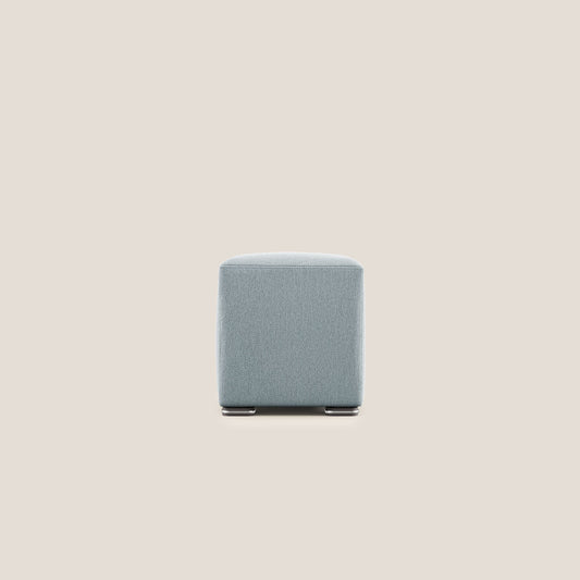 Pouf cubo in tessuto morbido smacchiabile T05 carta da zucchero