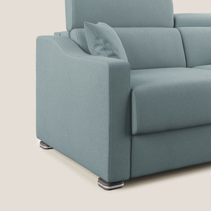 Divano letto matrimoniale Amber in tessuto smacchiabile T05