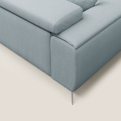 Fusion divano con sedute allungabili in tessuto smacchiabile T05 carta da zucchero