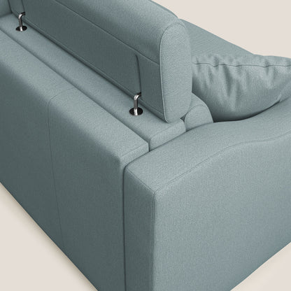 Divano letto matrimoniale Amber in tessuto smacchiabile T05