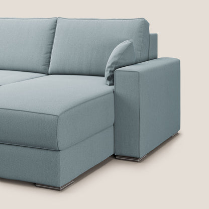 Dream Divano letto angolare in tessuto smacchiabile T05 carta da zucchero 