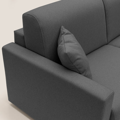 Chris Divano letto matrimoniale in tessuto impermeabile T13 antracite