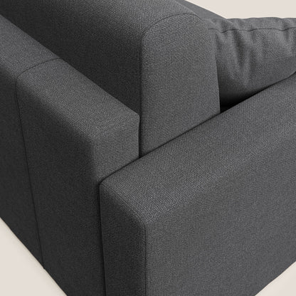 Best Divano letto angolare con penisola in tessuto smacchiabile QuickClean T08 antracite