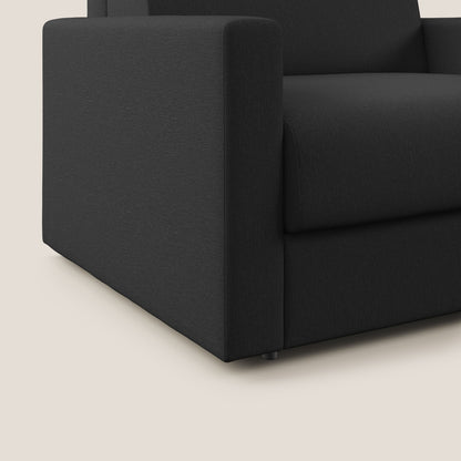 Chris poltrona letto in tessuto impermeabile T13 antracite