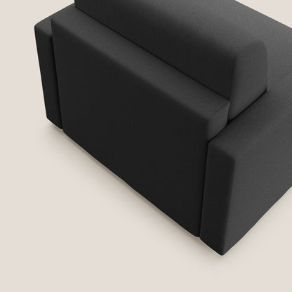 Chris poltrona letto in tessuto impermeabile T13 antracite