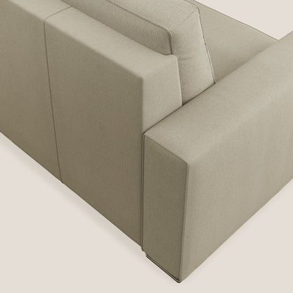 Dream poltrona letto in tessuto smacchiabile T05 cammello