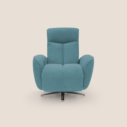 Poltroncina EVA RELAX in morbido tessuto impermeabile T02 azzurro