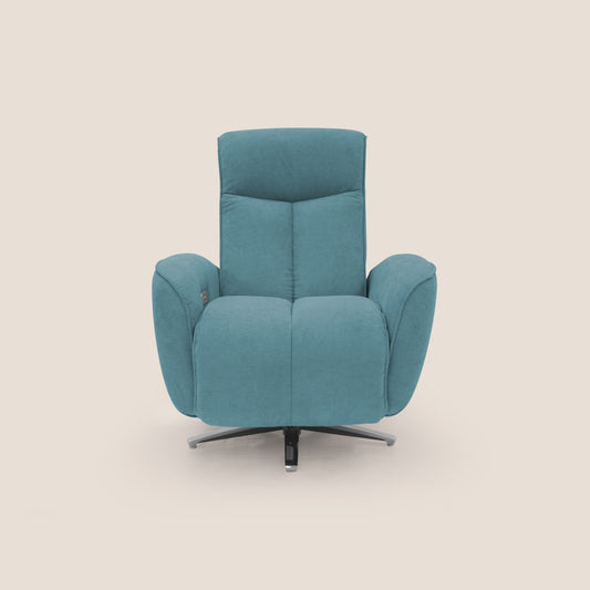 Poltroncina EVA RELAX in morbido tessuto impermeabile T02 azzurro