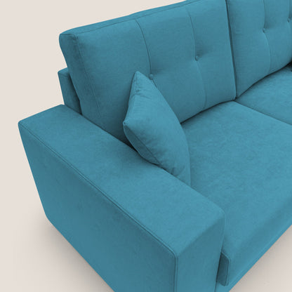 Giove divano in morbido tessuto impermeabile T02 azzurro