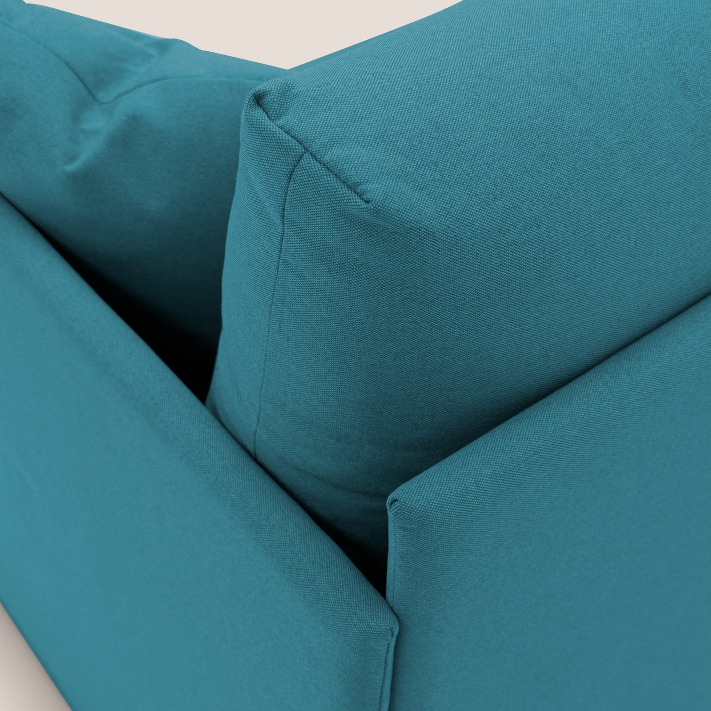 Brera Divano duplex con doppio letto in tessuto simil cotone impermeabile T13 azzurro