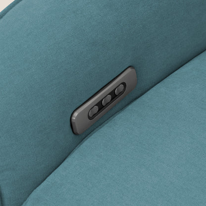 Poltroncina EVA RELAX in morbido tessuto impermeabile T02 azzurro