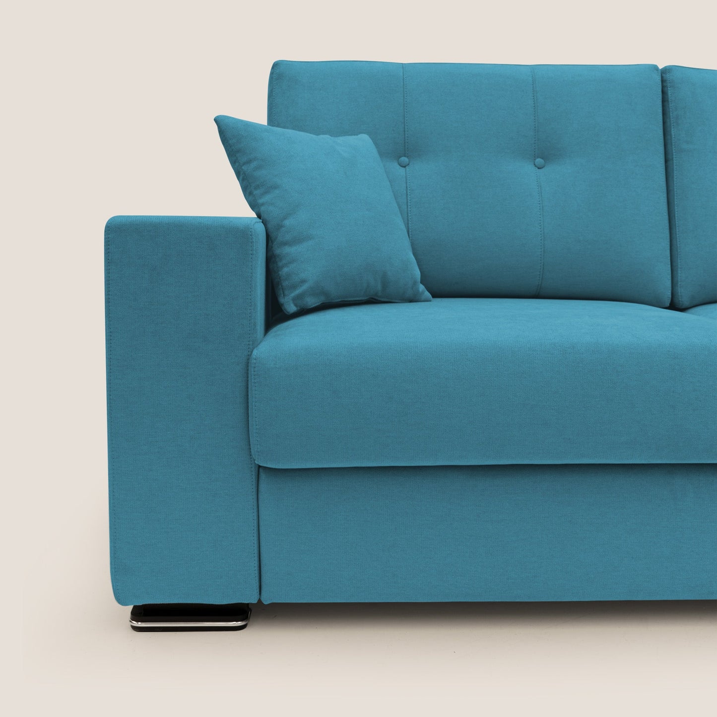 Giove divano in morbido tessuto impermeabile T02 azzurro