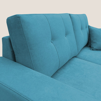 Giove divano in morbido tessuto impermeabile T02 azzurro