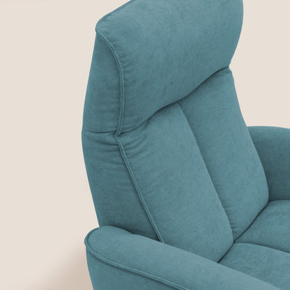 Poltroncina EVA RELAX in morbido tessuto impermeabile T02 azzurro