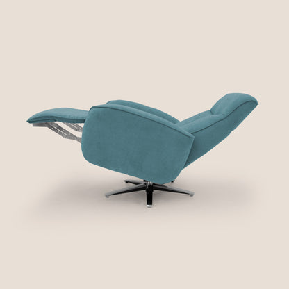 Poltroncina EVA RELAX in morbido tessuto impermeabile T02 azzurro