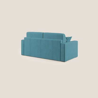 Miglior Divano letto matrimoniale in tessuto impermeabile T02 azzurro