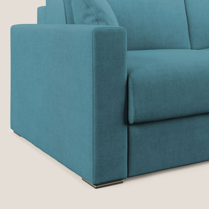 Miglior Divano letto matrimoniale in tessuto impermeabile T02 azzurro