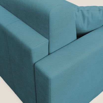 Miglior Divano letto matrimoniale in tessuto impermeabile T02 azzurro