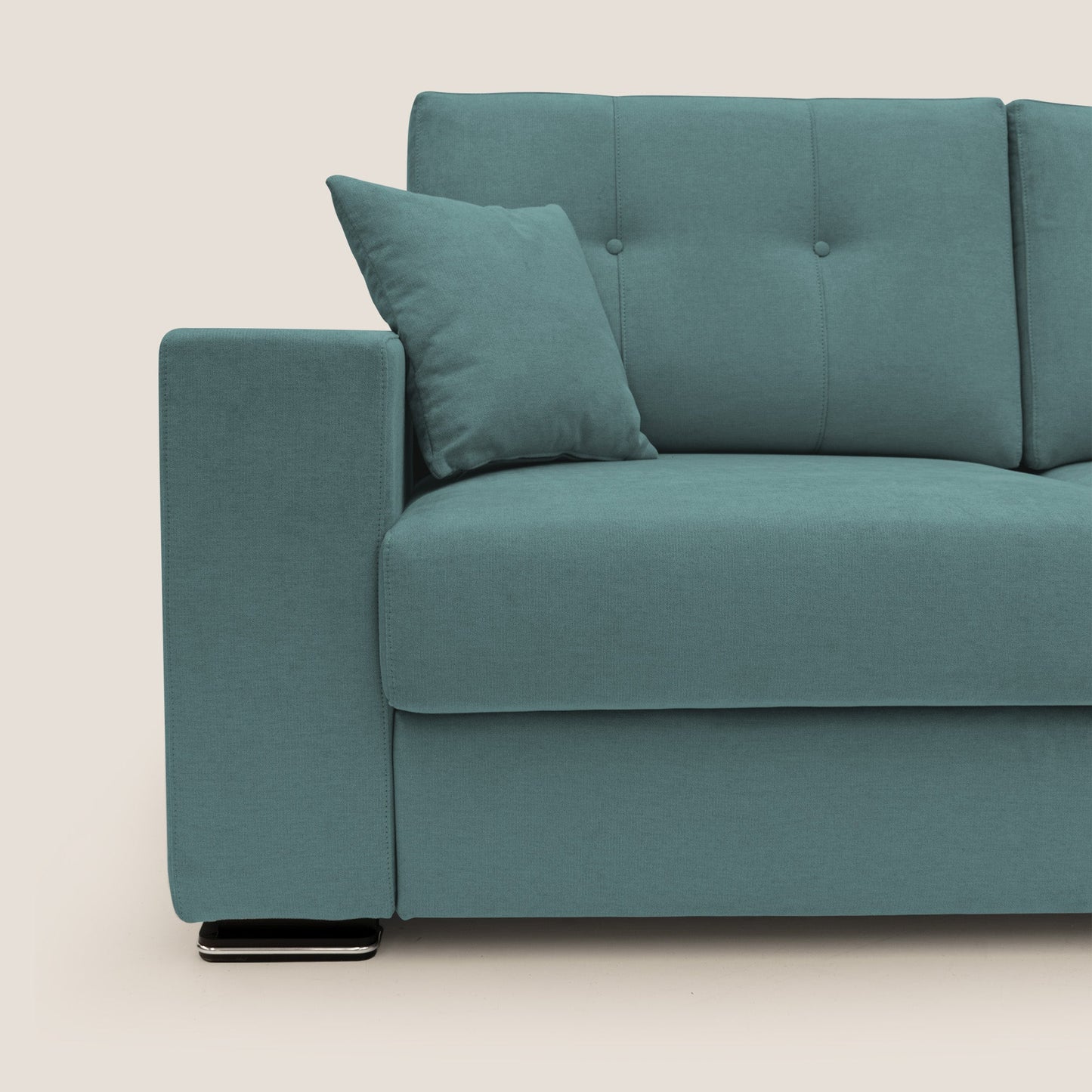 Giove divano in morbido tessuto impermeabile T02 petrolio