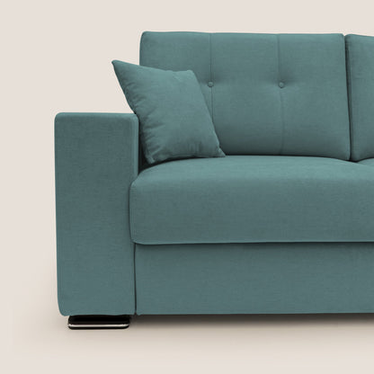 Giove divano in morbido tessuto impermeabile T02 petrolio