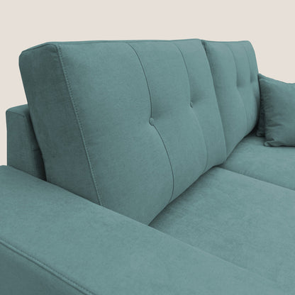 Giove divano in morbido tessuto impermeabile T02 petrolio