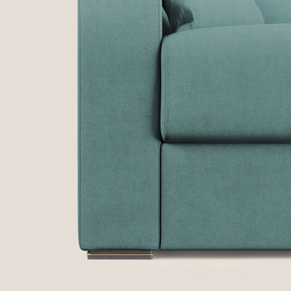 Best Divano letto angolare in tessuto impermeabile T02 petrolio