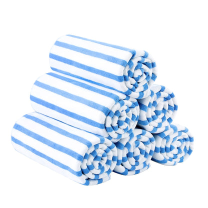 6-pack Cabana Striped Beach Towel Bath Towel