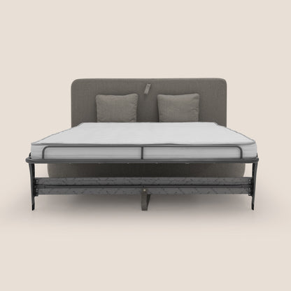 Gransasso Divano letto matrimoniale dal DESIGN innovativo in tessuto impermeabile T03 talpa