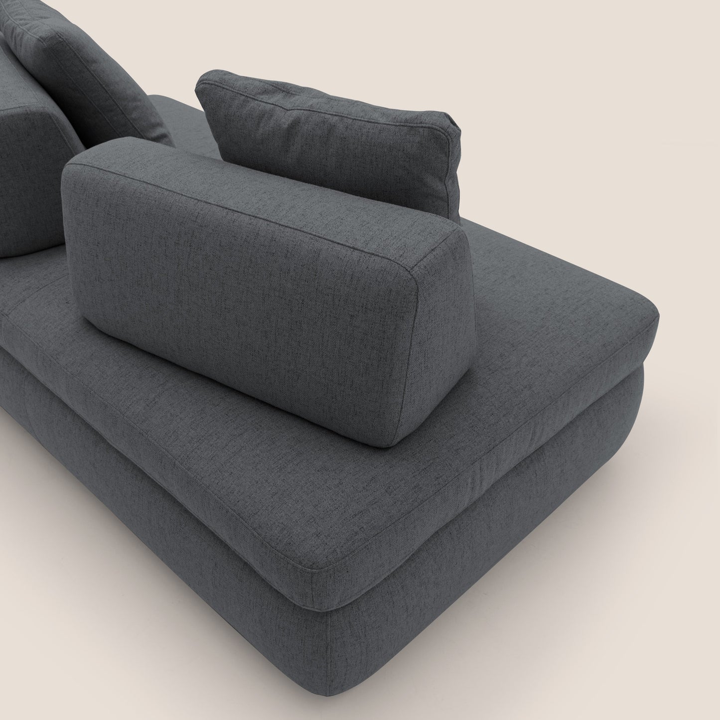 Gransasso Divano letto matrimoniale dal DESIGN innovativo in tessuto impermeabile T03 antracite