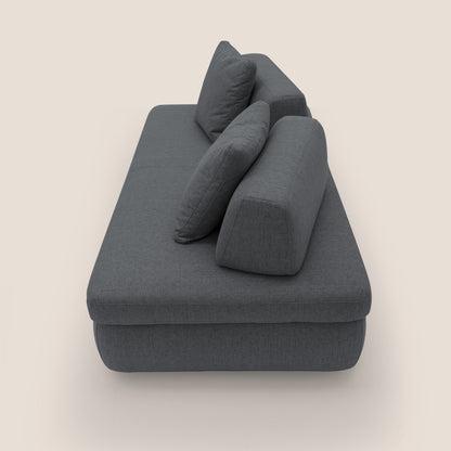 Gransasso Divano letto matrimoniale dal DESIGN innovativo in tessuto impermeabile T03 antracite