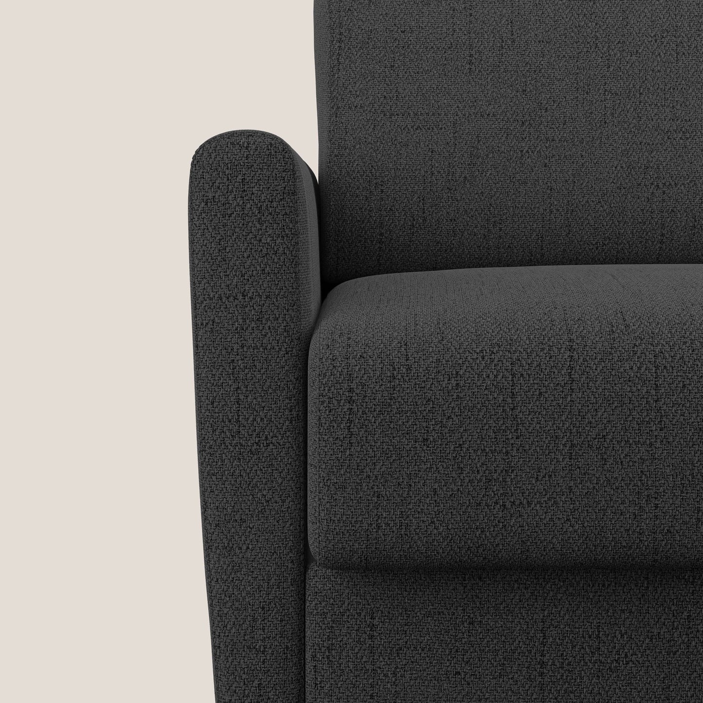 Edgar poltrona letto in tessuto felis impermeabile T03 antracite