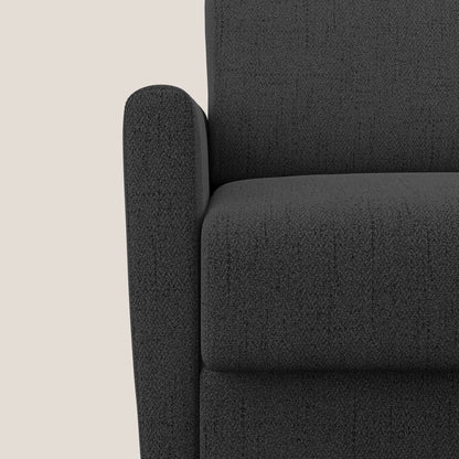 Edgar poltrona letto in tessuto felis impermeabile T03 antracite