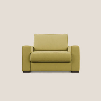 Dream poltrona letto in tessuto smacchiabile T05 giallo